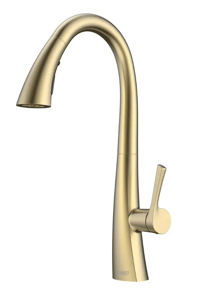 بطارية مجلى سحاب وافز K114 01 مودرن جديد ذهبي مط