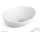 [CTB-P13962-41X34-WH] حوض فوق الطاولة 41*34 بيضاوي ابيض